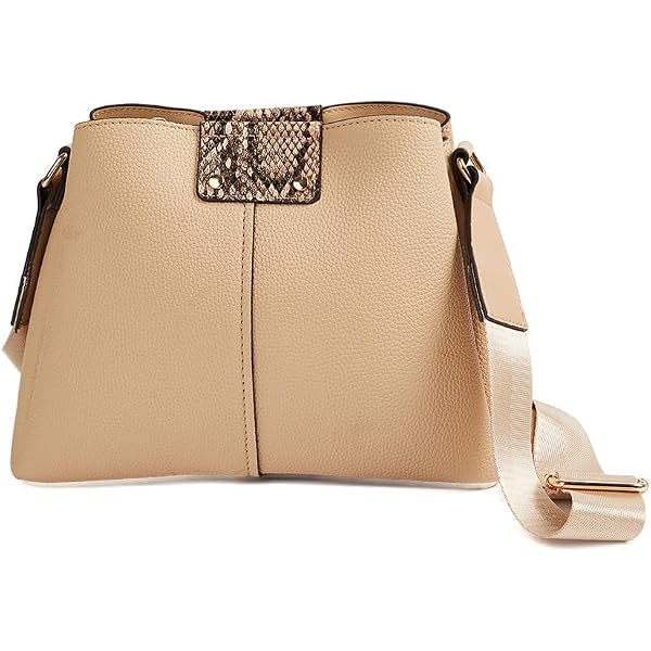Max Women Textured Sling Bag (White_FS) : Amazon.in: Fashion