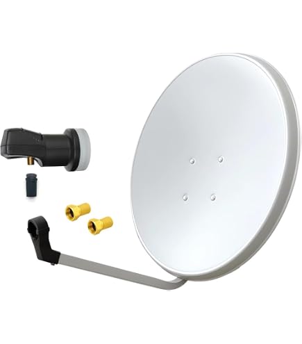Kit Antenna PARABOLICA T E L E V E S 63CM Aluminium (with Bracket and Cable 20m