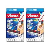 Vileda UltraMax / 1-2 Spray Ersatz Mikrofaser Pads - weiß -...