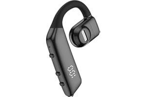 XMENHA Headset Bluetooth mit Mikrofon Bluetooth-Headsets für ein Ohr Luftleitung Knochenschall Kopfhörer kabellos Freisprechanlage Bluetooth Ohr Freisprech Headset drahtloses Ohrclip-Bluetooth-Headset