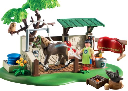 Playmobil-5225-Jeu-de-Construction-Box-de-Soins-pour-Chevaux