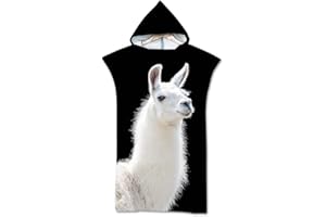 DOTBUY-SHOP DOTBUY Poncho de Surf- Toalla de Poncho para Adultos, Poncho Playa, Poncho de Microfibra para Hombres y Mujeres- Ligero, Compacto y de Secado rápido