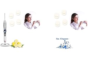 LEFIX disques parfumés au citron pour balai vapeur de rechange compatibles avec les modèles Bissell Powerfresh et Symphony Series, y compris les séries 1940, 1440, 1132, 1543 et 1544
