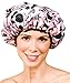 Betty Dain Stylish Design Terry Lined Shower Cap, The Socialite Collection, Boudoir, 4.32 Ounce