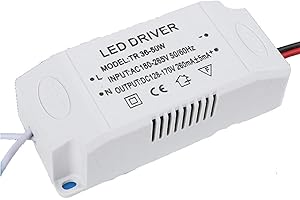 URPIZY Transformateur de remplacement 36-50 W LED Driver Transformateur électronique Constant Alimentation pour lampes LED