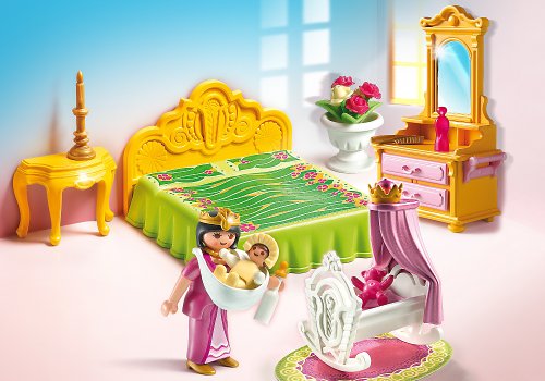 Imagen 5 de Playmobil 626703 - Princesas Habitación Real+Cuna