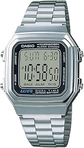 Casio Herren-Armbanduhr A178WA-1A Illuminator Edelstahl : Amazon.de: Uhren