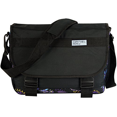 DANIEL RAY Umhängetasche ISORA Schultertasche Damen Laptop Tasche Notebook Messenger Schwarz - 2