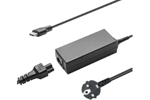 HSXIRQA 100W USB C Universel Ordinateur Chargeur pour MacBook HP Dell Acer ASUS Lenovo Thinkpad/Yoga Google MSI LG Samsung Huawei, Xiaomi Chromebook et Autres appareils Type-C Alimentation
