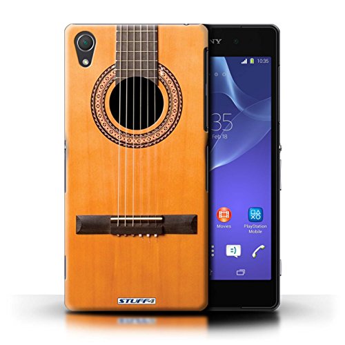 Preisvergleich Produktbild Stuff4 Hülle / Hülle für Sony Xperia Z2 / Holz Akustische Muster / Gitarre Kollektion
