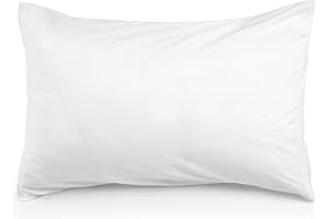 ‎ATSENSE ATsense 2er Set Kissenbezug 50x70 cm - 100% Baumwolle, Weiß Kopfkissenbezug mit Reißverschluss, Super Weicher Kissenbezug, ÖkoTex Zertifiziert & für Allergiker Geeignet