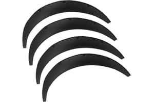 KIMISS 4pcs Universal Flexible Car Fender Flares Kit de Cuerpo Extra Ancho Arcos de Rueda Protector de Cejas de Rueda Ajuste para automóvil(110mm)