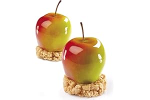 PAVONI Koszyk Szefa Kuchni - Silikonowa forma Kuchenna "Tutti Frutti" - Jabłko - 20 odcisków palców