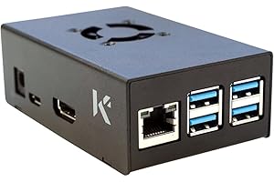 KKSB CASES KKSB Carcasa para Odroid C4 | Acero con Recubrimiento en Polvo | Ventilador de refrigeración Incluido