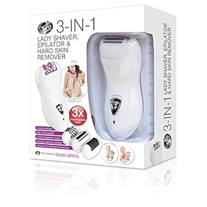Rio 3-in-1 Lady Shaver Epilator and Pedi Hard Skin Remover - Image 10
