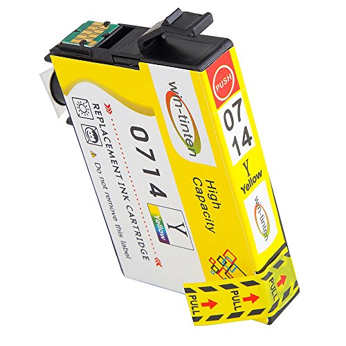 WinTinten 15 Tinta Compatible para Epson T0711 T0712 T0713 T0714  T0715  Reemplace Epson Stylus SX218 SX515W SX400 SX200 D78 D92 D120 DX4000 DX4050 DX4400 DX4450 DX6050 DX7000F DX7400 DX8400 SX115 SX205 SX209 SX210 SX215 SX405 SX405WiFi SX510W BX600FW Impresora  6 Negro 3 Cian 3 Magenta 3 Amarillo 