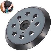 2 Cuscinetti Di Supporto Per Levigatrice Orbitale Da 125 Mm (5″) – 8 Fori – Gomma Resistente – Compatibili Makita, DeWalt