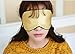 Teenxful 100% Natural Silk Eye Sleep Mask Shade Cover Rest Eye Patch Blindfold Shield Travel Sleeping Aid Champagne Gold