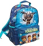 GRANDE Y ESPACIOSA: Esta mochila escolar para niño de Lego Movie Batman tiene mucho espacio para los libros escolares de tu hijo y para sus meriendas. Tiene un compartimento principal con cremallera, un bolsillo frontal y correas regulables