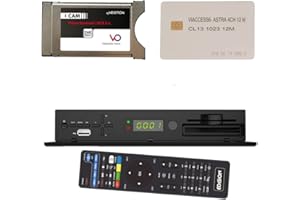 Redabel Redlight Sat Viaccess Erotik Paket: 5 Kanäle 12 Monate Astra-19° Karte + CI-Modul + Receiver