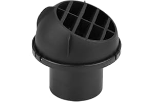 OUTBIT Salida de Aire Caliente del automóvil - Conducto del Calentador automático del automóvil Salida de ventilación de Aire Caliente 360 ​​Grados Giratorio para conductos de Aire Caliente de 60 mm