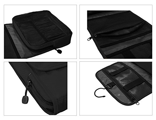 BAGSMART Faltbarer Kulturbeutel zum Aufhängen für Männer & Frauen - 4