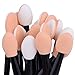 eBoot Disposable Dual Sided Eyeshadow Brush Sponge Tipped Oval Makeup Applicator, 100 Packs