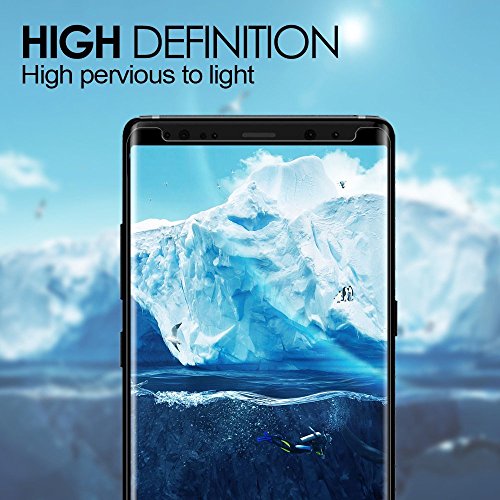 OFU   Sumsung Galaxy Note 8 cristal templado Protector de pantalla Cristal templado para Sumsung Galaxy Note 8  Pantalla completa  Calidad HD  Grosor 0 3mm  Bordes redondeados 2 5D  alta resistencia a golpes 9H  Sumsung Galaxy Note 8 Vidrio Templado Tempered glass Protector de Pantalla Dorado -2 Piece