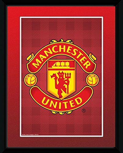GB eye 8 x 6-inch Manchester United Crest Framed Photograph, Assorted