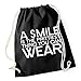 Produktbild A Smile Is The Prittiest Gymsack Black Certified Freak