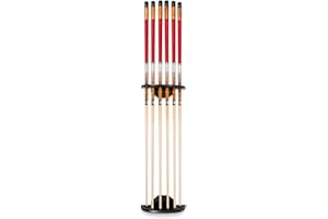 ‎SPORTIME Sportime Billard-Queue Wandhalter Top Line | Halterung für Billard-Queues | Solide Befestigung an der Wand | Einzel- oder Doppelausführung | Schwarz | Stabile Konstruktion