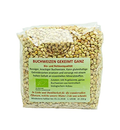 Preisvergleich Produktbild Regenbogenkreis Buchweizen gekeimt Bio, Rohkost, 250 g