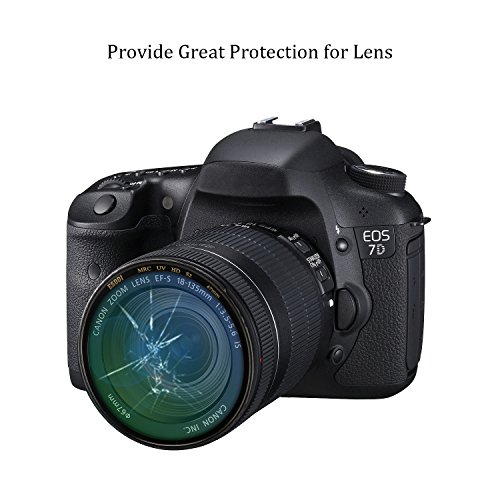ESDDI Filtre UV 67mm Kit de Filtre avec Allemagne Schott Verre pour Prot  ger l   Objectif de Canon Nikon Sony Samsung Fuji etc