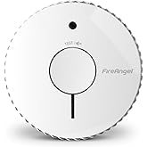 FireAngel Detector de Humo Óptico FA6115-INT - Alarma de Incendios para Hogar y Caravanas con Batería de 5 Años de Duración -
