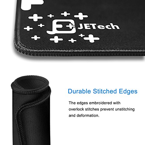 Mauspad, JETech® Premium Medium 8.5“x 10.5“ Gaming Maus Pad (Schwarz) - 3
