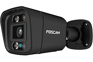 Foscam V8EP (Black) LAN IP Überwachungskamera 3840 x 2160 Pixel, Multicolor