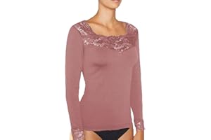 YSABEL MORA - Camiseta térmica Encaje Manga Larga