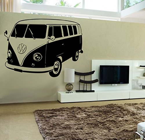 Wandtattoo VW-Bus T1 Volkswagen Größe XL