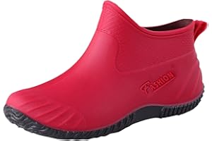 callmo Damen Gummistiefel Leichte Atmungsaktiv Hoch Regenschuhe Weitschaft Wasserdichter Rutschfeste Regenstiefel Kurz Barfuss Reitsportschuhe halbhoche Lang Barfuß Leichtetten Rain Boots Stiefel
