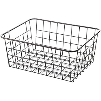 Vicoki Korb Metall, Aufbewahrungskiste Aufbewahrungskorb Klein flexible