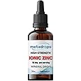 MetaDrops Premium Ionic Zinc, 50ml - High Dose, Rapid Absorption for Optimal Health
