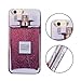 Produktbild iPhone 8 Hüllen, MingKun Transparent TPU Bling Glitzer TPU Kreativ Parfüm Handyhülle für iPhone 7/8 Treibsand Silikon Weich Case Cover - Weiß Perfume Bottle