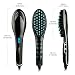 CoastaCloud Hair Straightening Brush Paddle Heating Detangling Comb Digital Anti Static Ceramic Straight Hair Styler