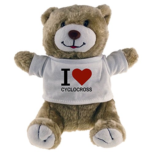 Preisvergleich Produktbild Kuscheltier Bär Classic I Love Cyclocross beige