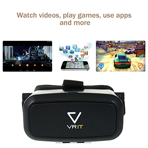 Top VR Headset Set + Bluetooth Remote + Guide To Virtual Reality, The 3d Virtual Reality Kit, Enjoy VR Games, Works With… - Image 5