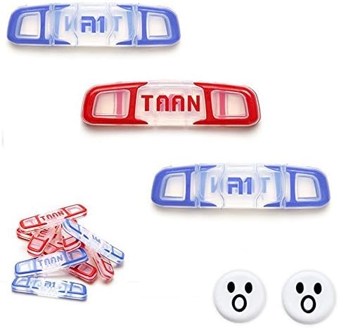 Tennis Shock Absorber Tennis Vibration Dampener Set Of 3 Fits Transparent Silica Gel Vibration Silencers Resistant And Suitable for Nearly All Racket Sizes