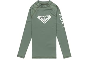 Roxy Girl's Whole Hearted Long Sleeve Rashguard Rash Guard Shirt
