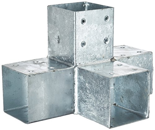 Preisvergleich Produktbild Holzpfosten Steckverbinder Verlängerung Beschlag "doppelt" CUBIC PLUS ORIGINAL für 9x9 cm