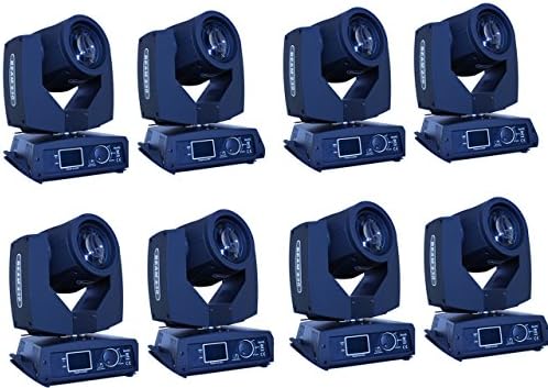 Prime Day Promotion-Eshine 8Pic/Lot DMX 16/20 Channels Touch Screen 7R Sharpy Beam 230W Moving Head Stage Lighting For Wedding Christmas Birthday DJ Disco KTV Bar Event Party Show