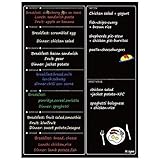 pizarra adhesiva magnetica negra ☘️BORRADO FÁCIL - Los planes cambian y también lo puede hacer tu organizador de actividades semanales, gracias a su superficie no porosa fácil de limpiar que funciona con cualquier rotulador no permanente. Limpia con cualquier paño húmedo en segundos